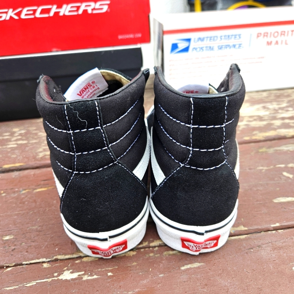 Vans Black High-Top Men's Shoes - Picture 5 of 16